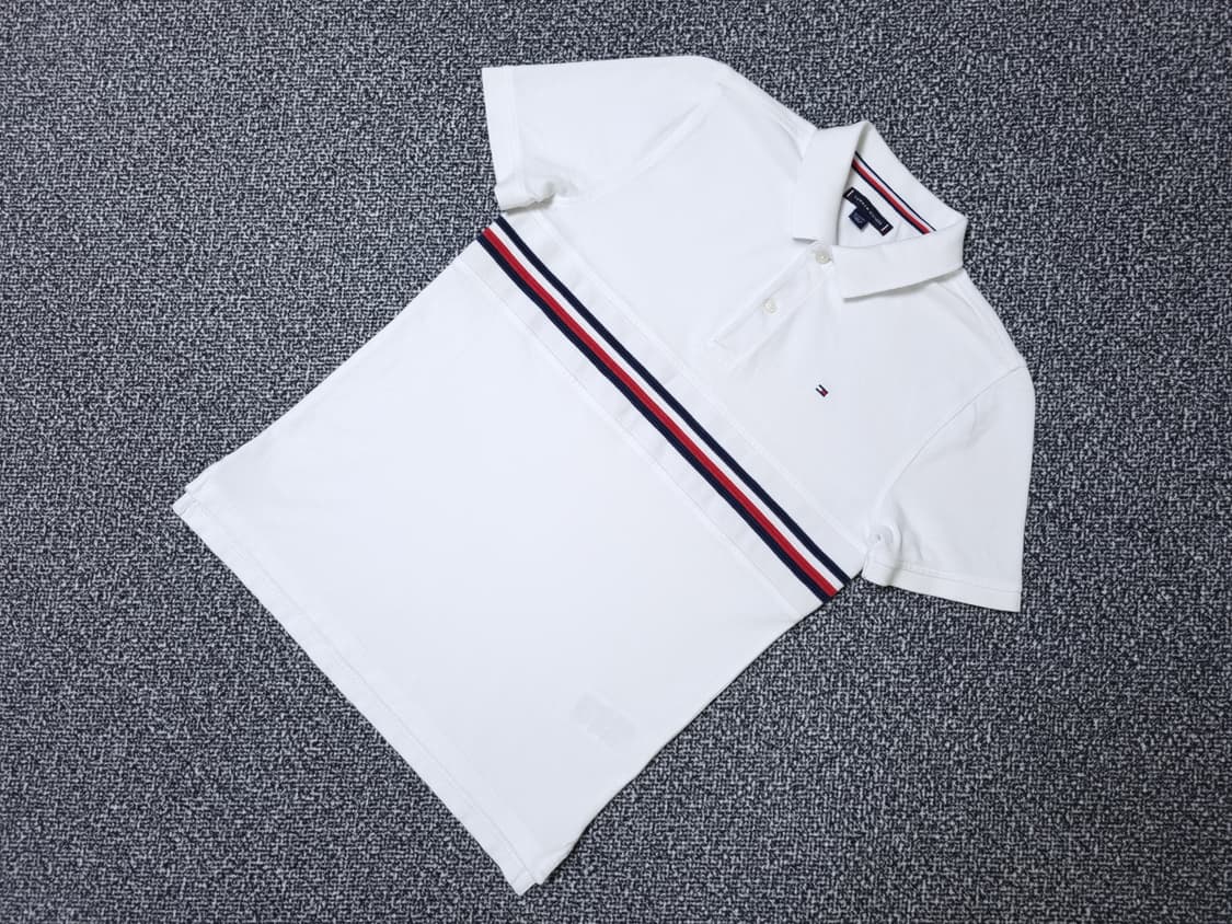 [무료배송][160]타미힐피거 키즈 피케 반팔티 카라티 상품이미지3