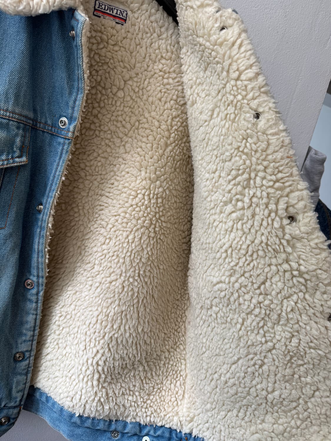 90s~00s 에드윈 보아 데님자켓 L 상품이미지7