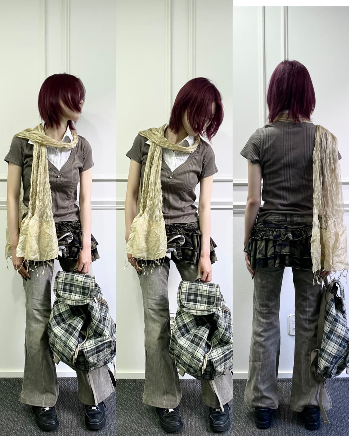  Scarf: Y2K Grunge Mood Scarf 상품이미지4