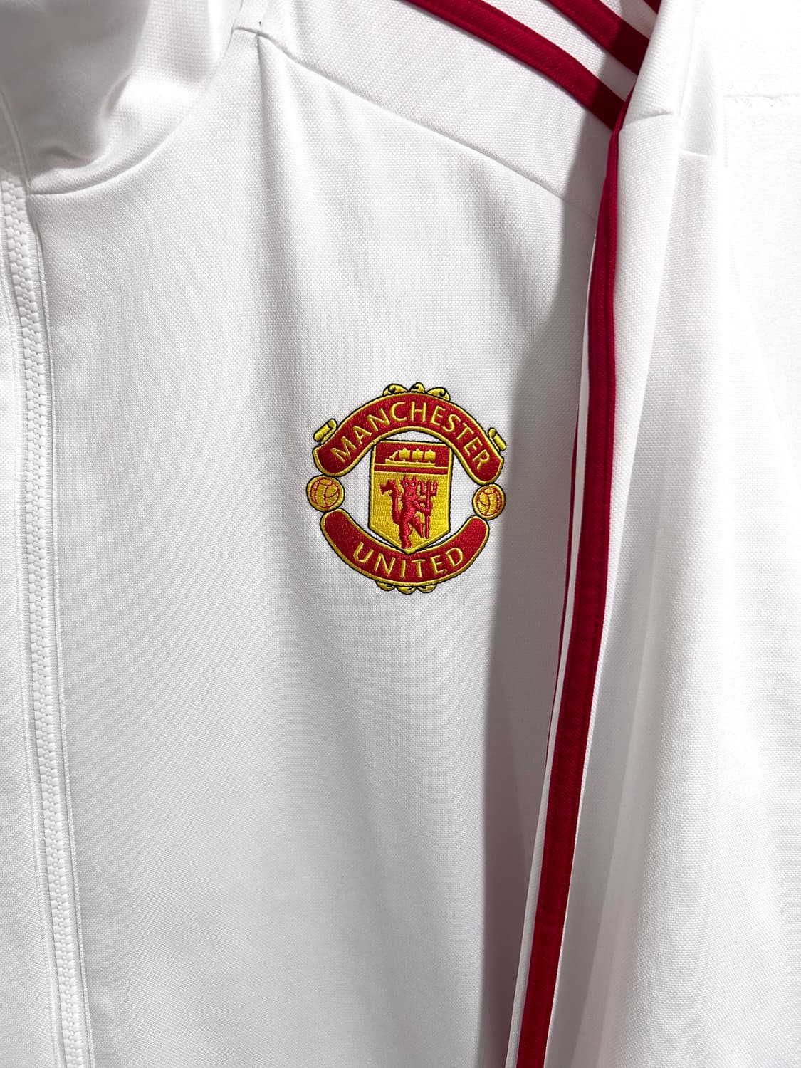 아디다스 맨유 트랙탑 화이트 져지 상품이미지3