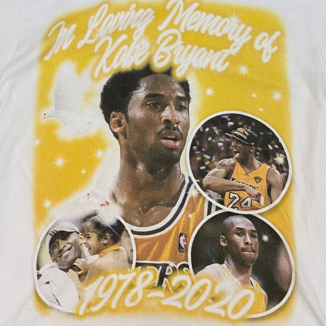 미국 빈티지 NBA 코비브라이언트 프린팅 반팔티 스포츠티 상품이미지4
