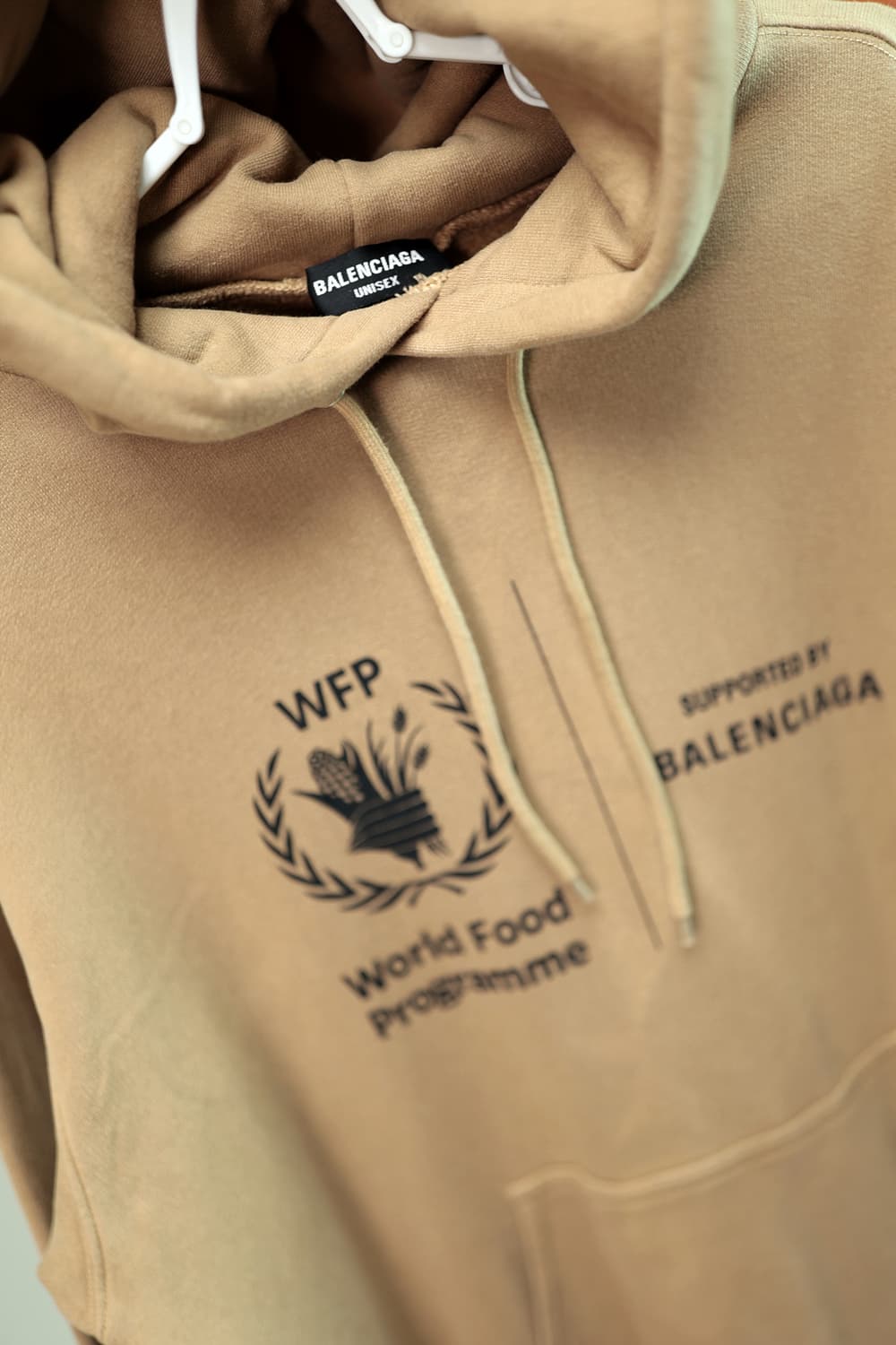 발렌시아가 후드티 / 베이지 컬러 L~XL 상품이미지2