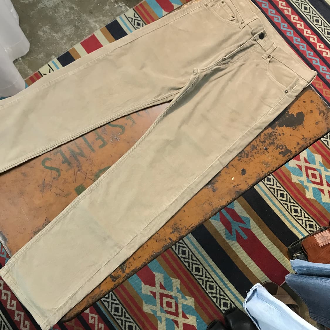 리바이스 505 베이자 코듀로이 팬츠 허리 33 사이즈  상품이미지3