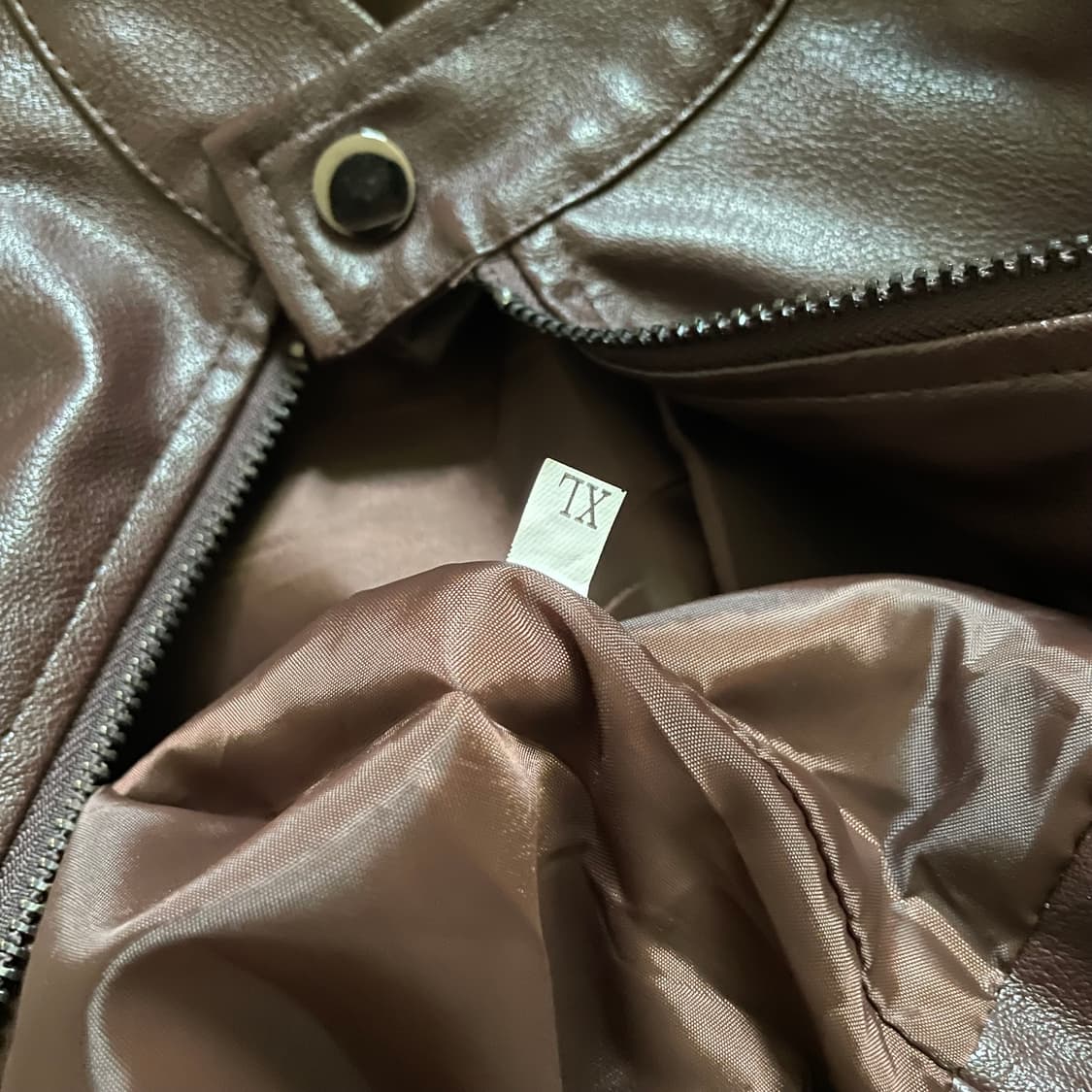 Vintage leather rider jacket (unisex) 상품이미지4