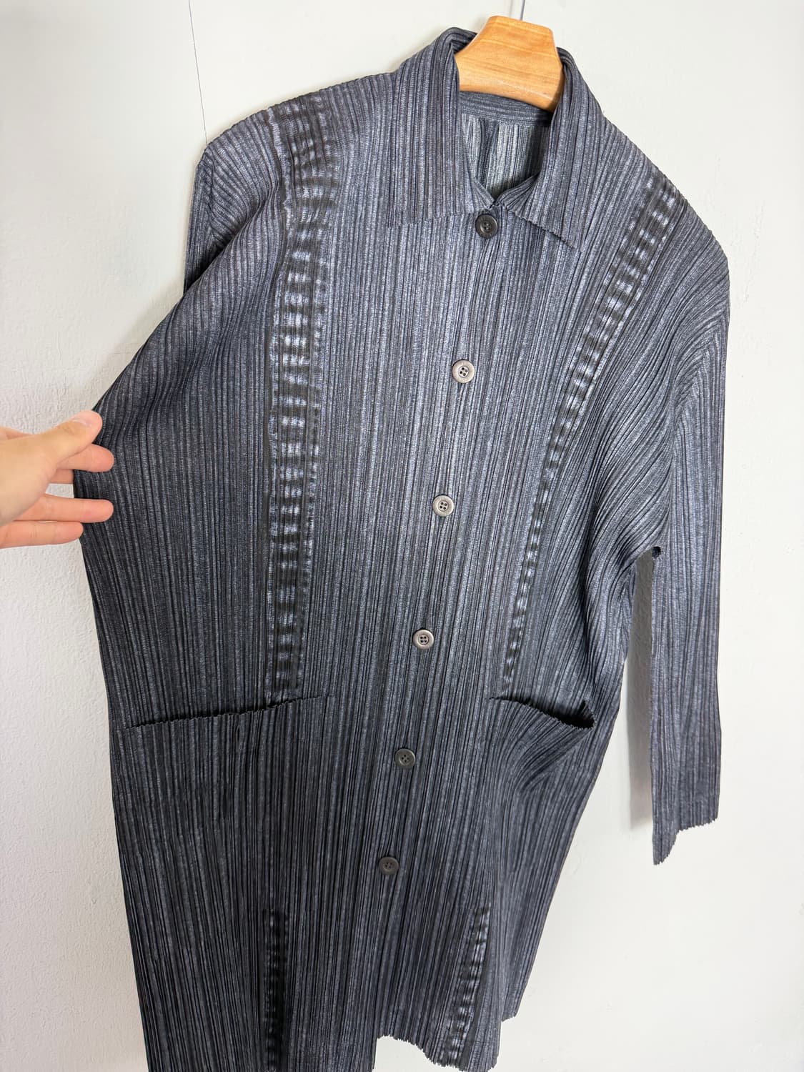 플리츠플리즈 이세이미야케 플리츠플리즈가디건 플리츠가디건 플리츠플리즈자켓  상품이미지2