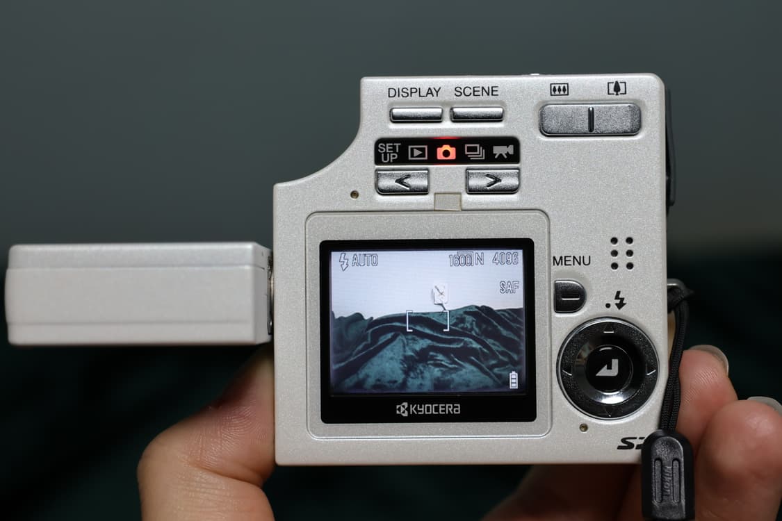 교세라 파인캠 Kyocera Finecam SL400R 디카 스카이블루 상품이미지4