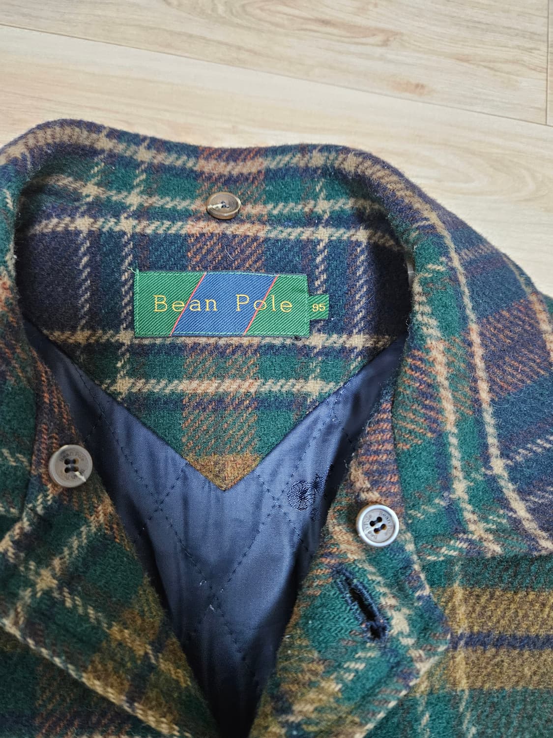 빈폴 울 체크 카코트 올드스쿨 상품이미지2