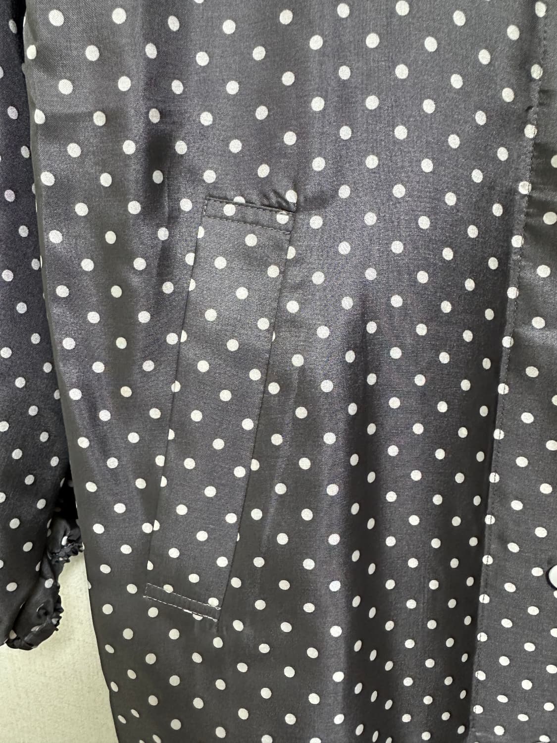 도트 빈티지 롱 자켓 상품이미지6