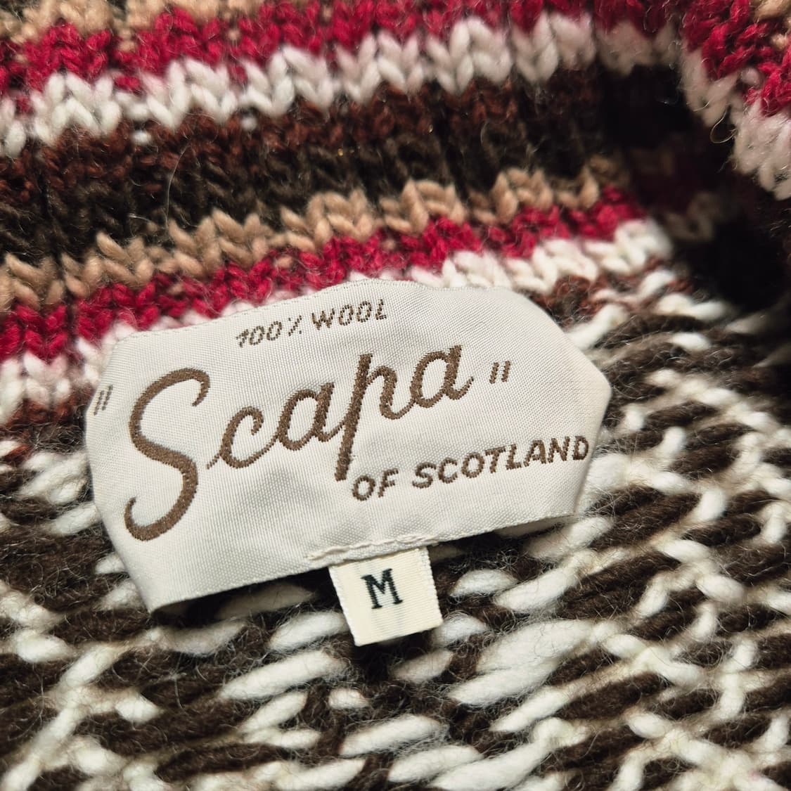 scapa of SCOTLAND 울 가디건 일본 코위찬 성인 M 상품이미지5