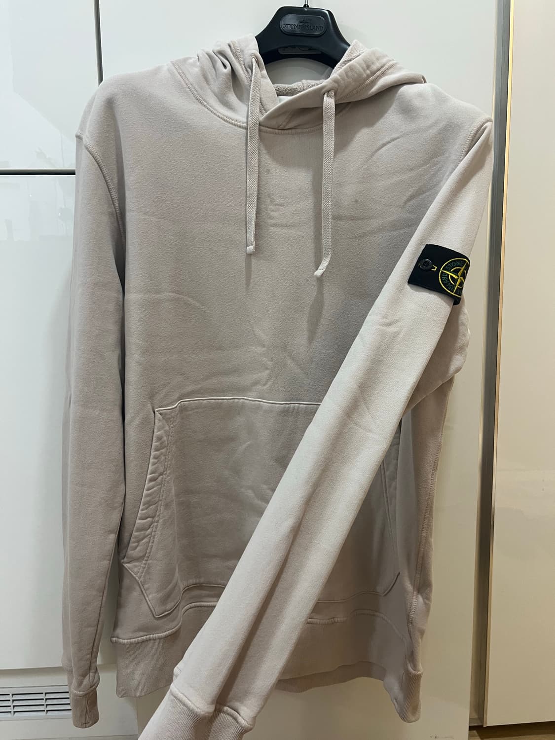 스톤아일랜드 베이지 후드티 xl 상품이미지1