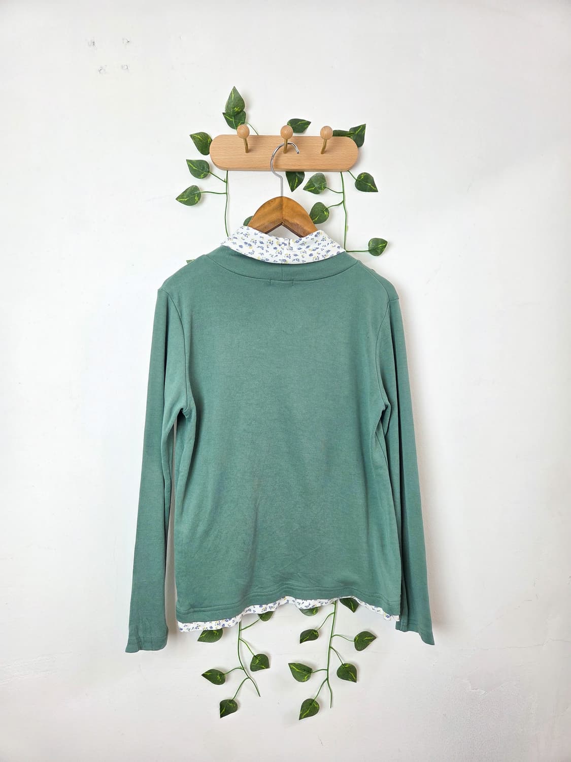 잔꽃 포인트 목폴라 슬리브 상품이미지4