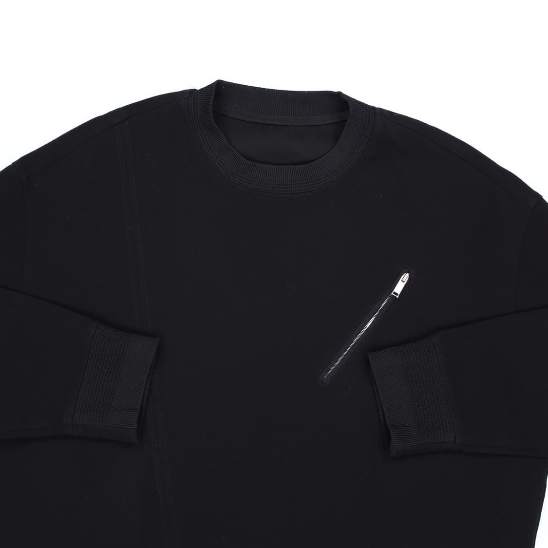 [100] 신형 시스템 옴므 한섬 블랙 맨투맨 티셔츠  N6938 상품이미지3