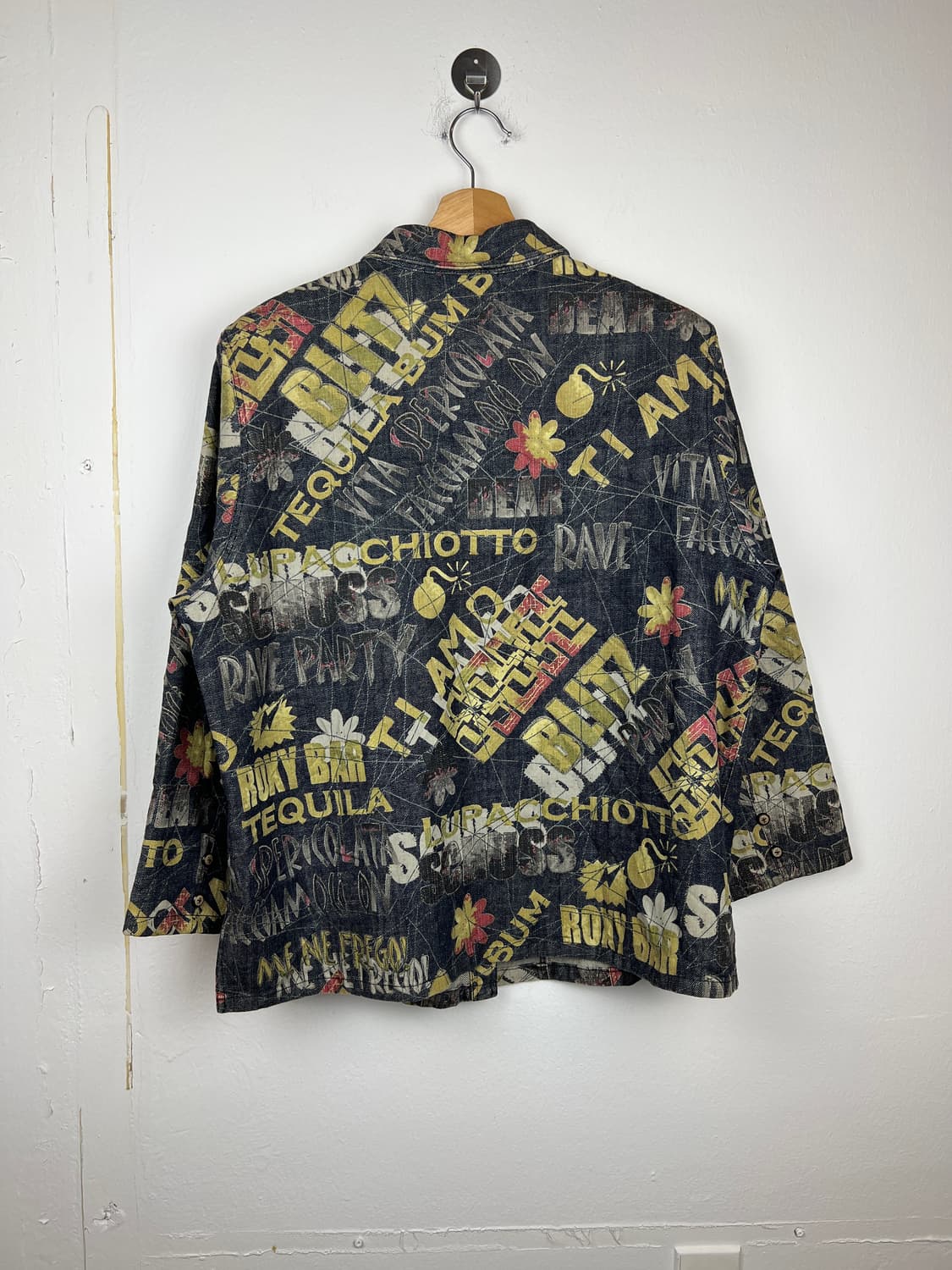 빈티지JPN  패턴 데님 셔츠 F 상품이미지2