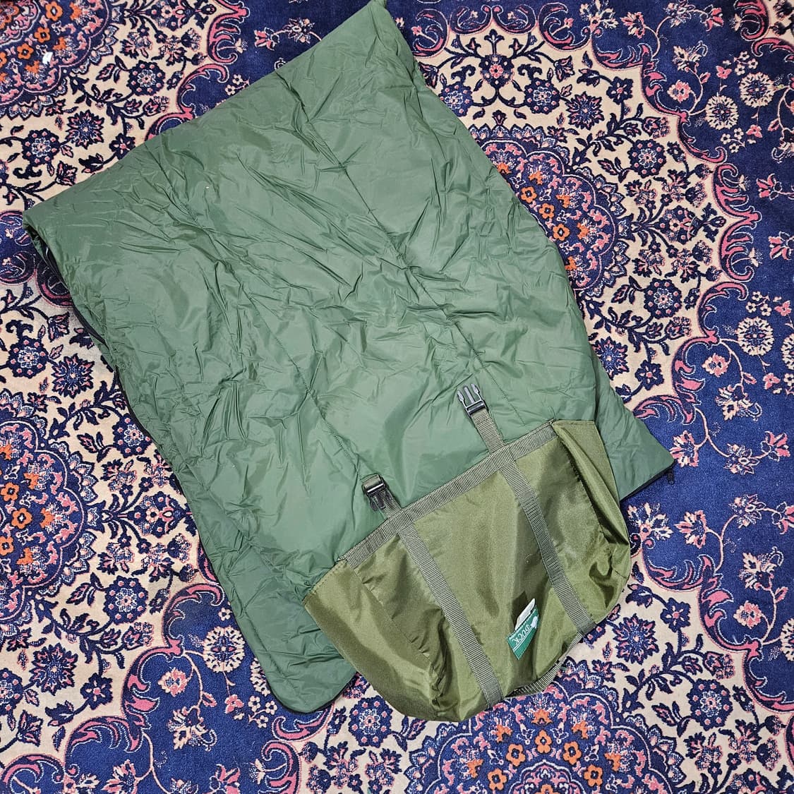 DUCK High Quality 오리털 밀리터리 카키 캠핑 침낭 상품이미지3