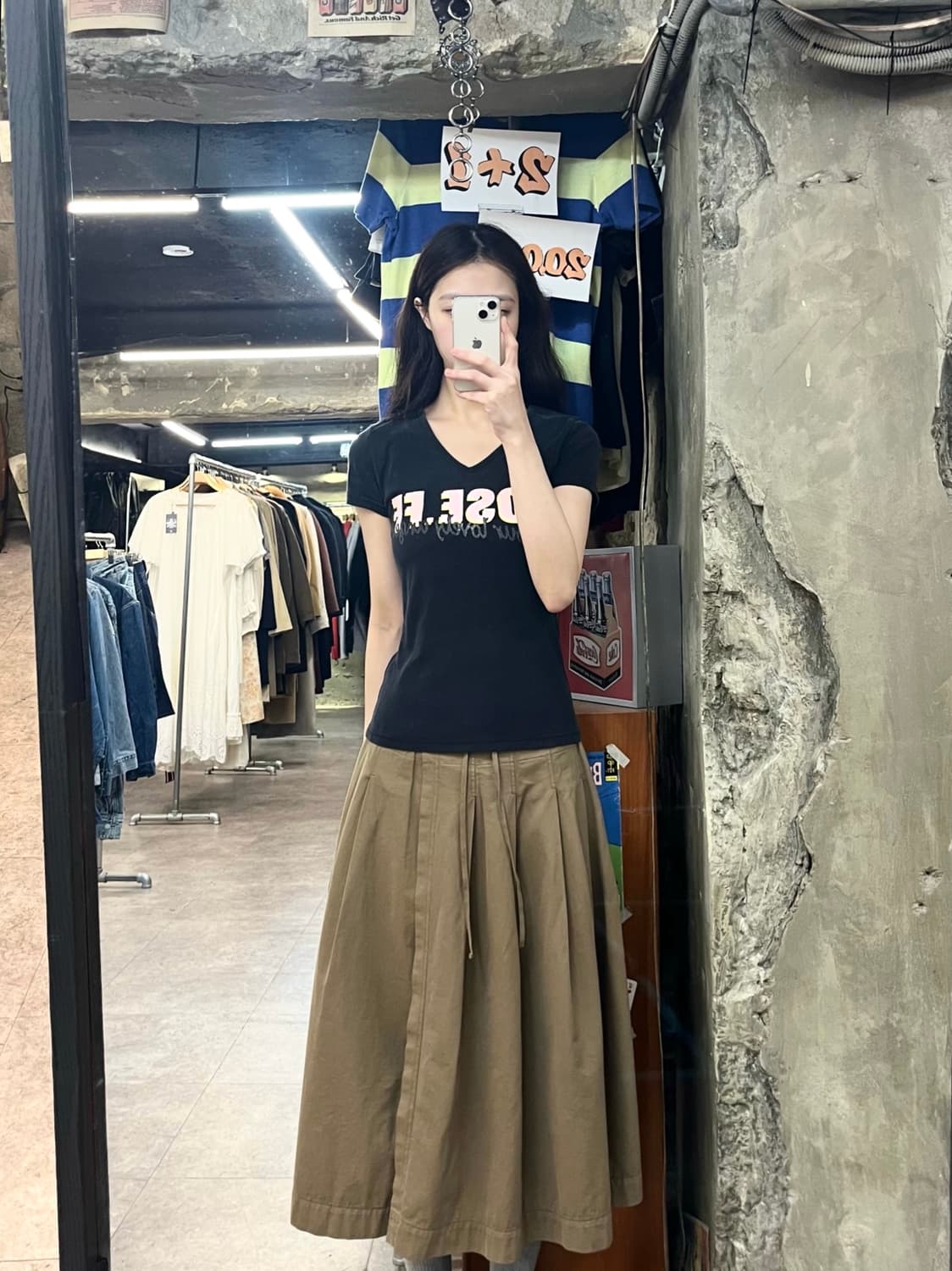 ROSE FAN FAN 반팔티 블랙 #csz3852 상품이미지10