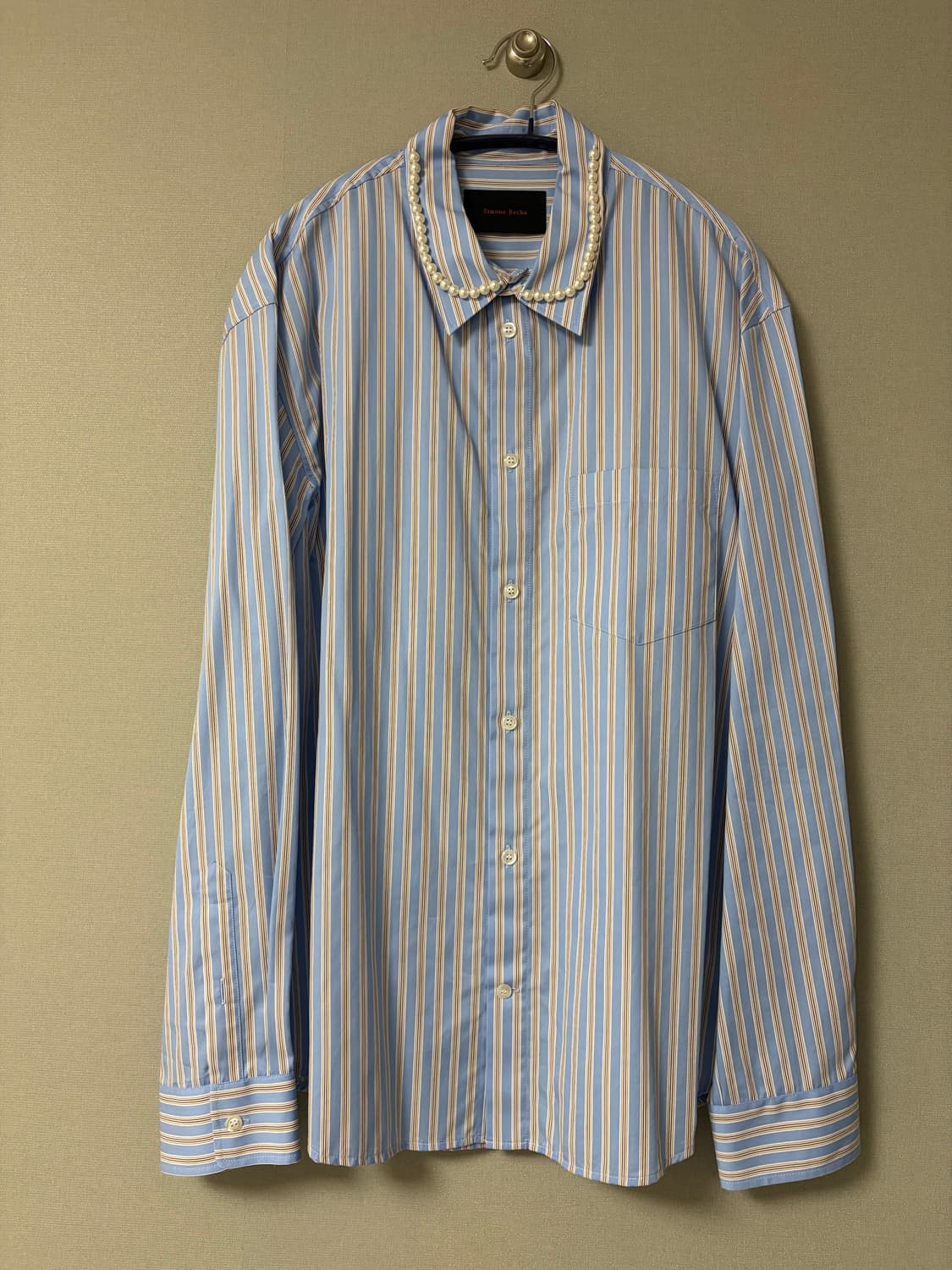 시몬로샤 스트라이프 셔츠 M 상품이미지1