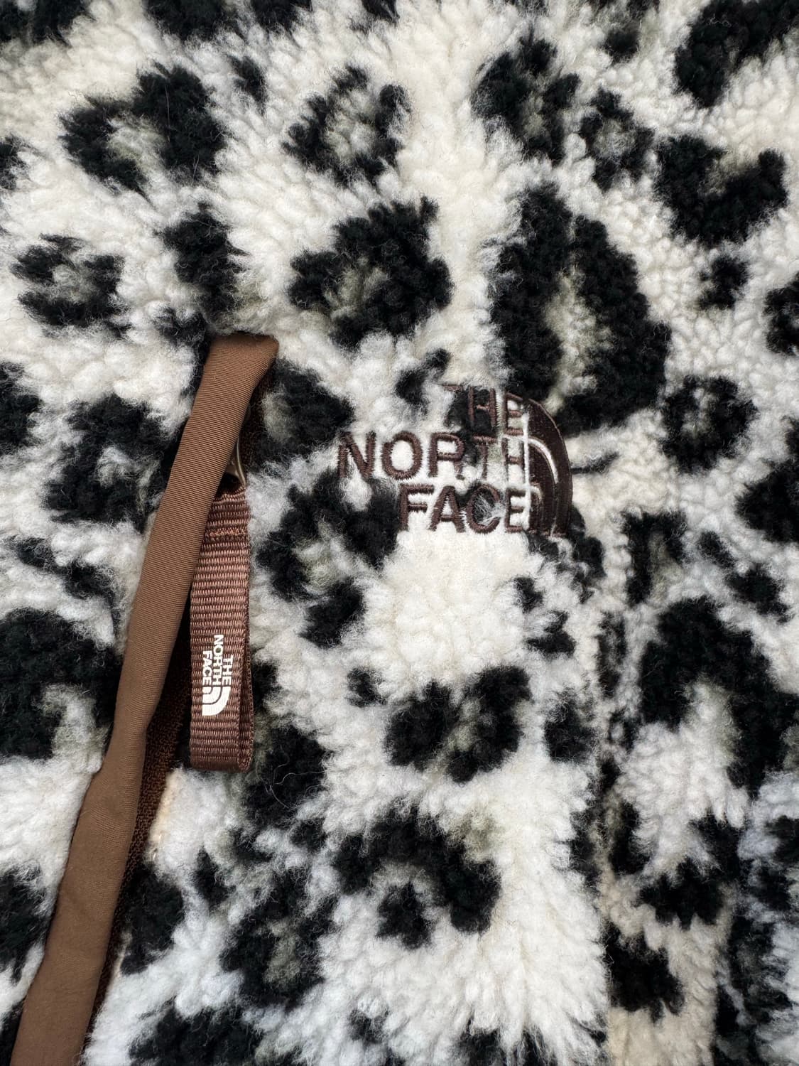 노스페이스 리모 플리스자켓 레오파드 후리스 뽀글이 L 상품이미지2