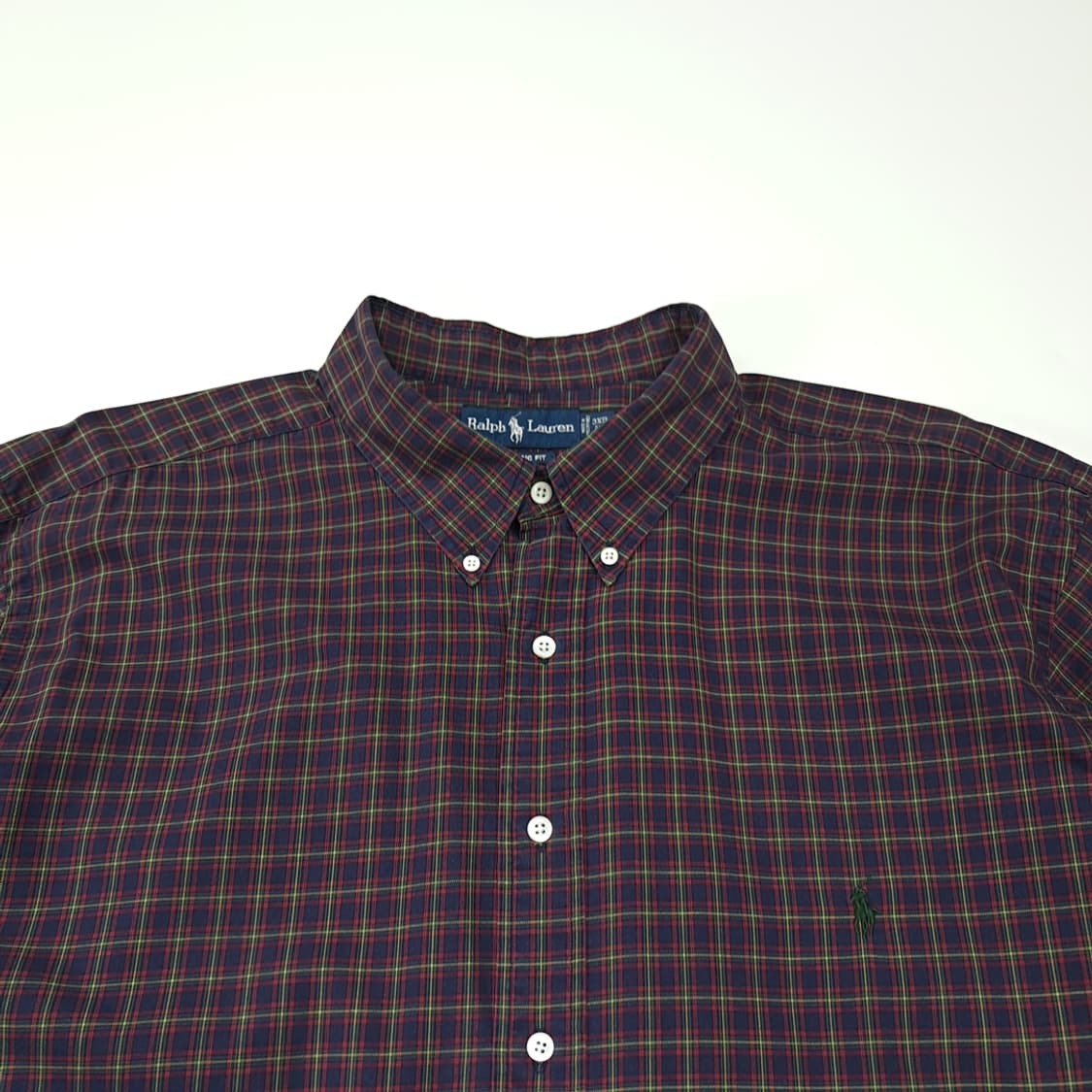 CL705 3XB 폴로 90s 모던 블랙워치 셔츠 남방 상품이미지2