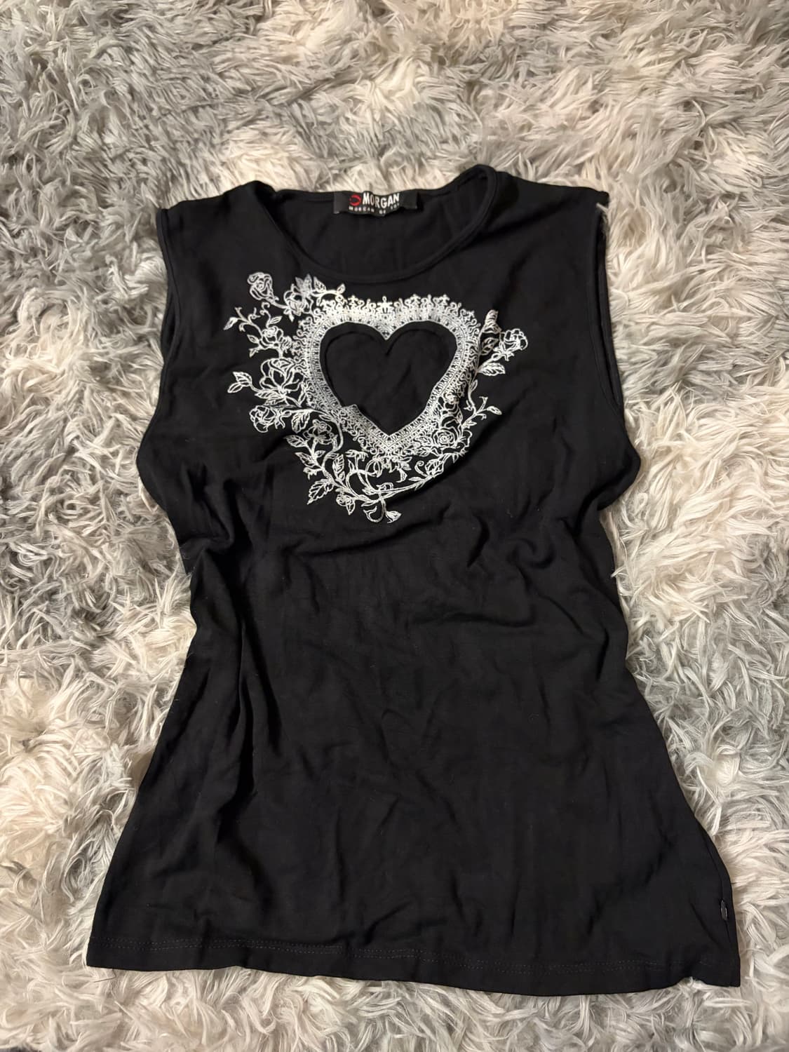 Y2k 하트모양 나시  상품이미지1