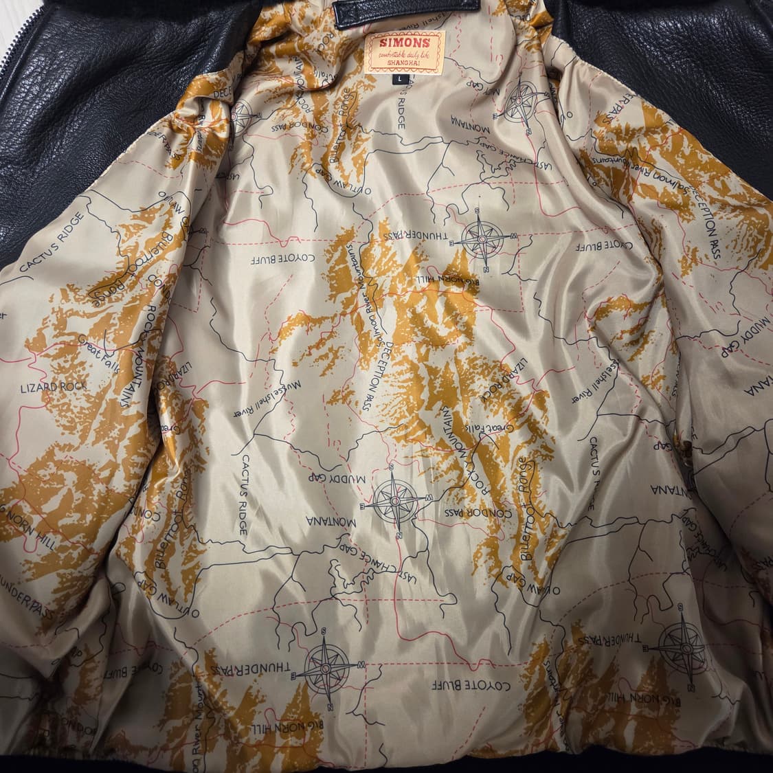 리얼시몬스 G-1 양가죽 플라이트자켓 L 상품이미지3