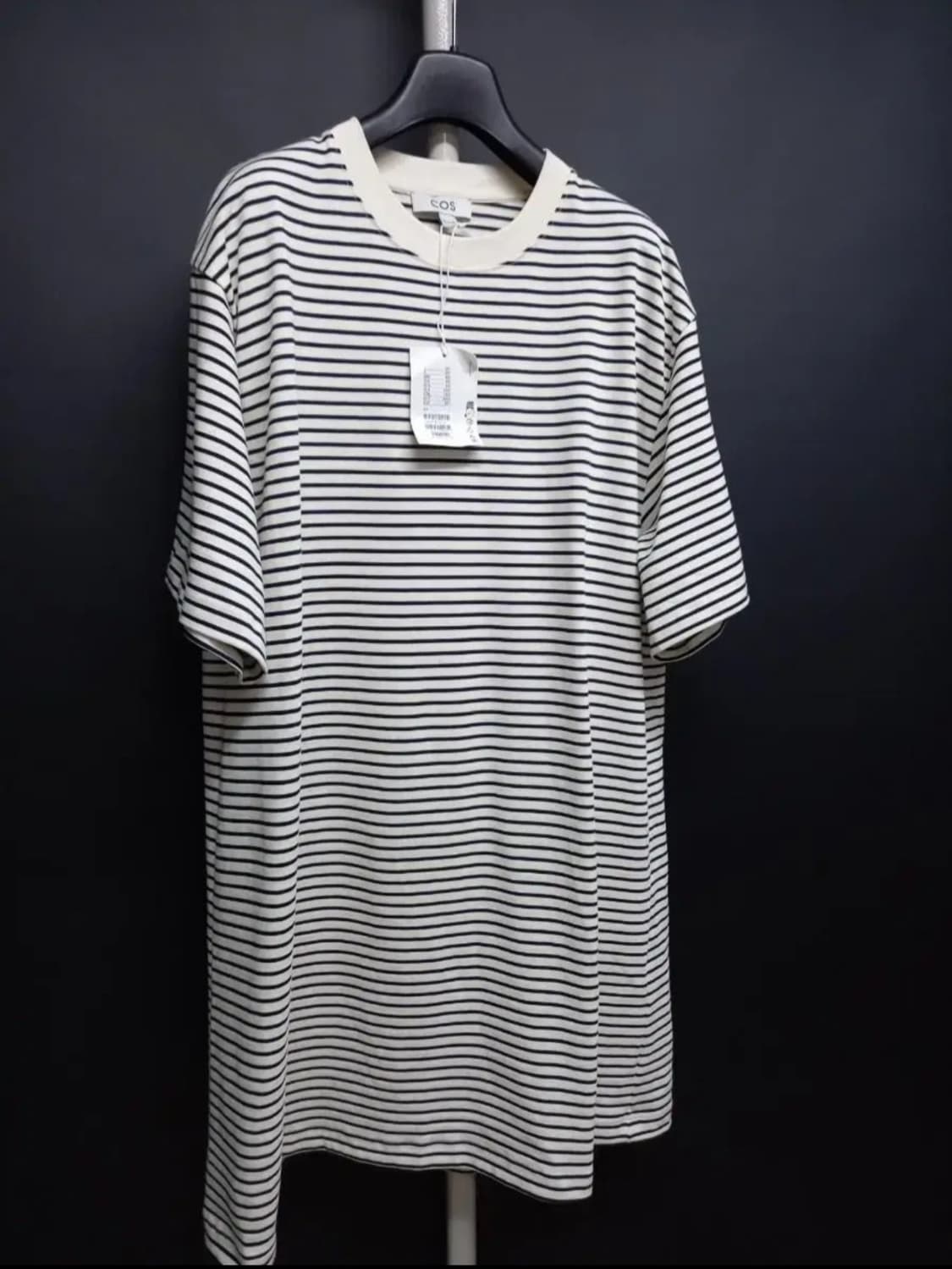 새 COS 코스 춘하 면 단가라 박시핏 롱 원피스 77 F 상품이미지3