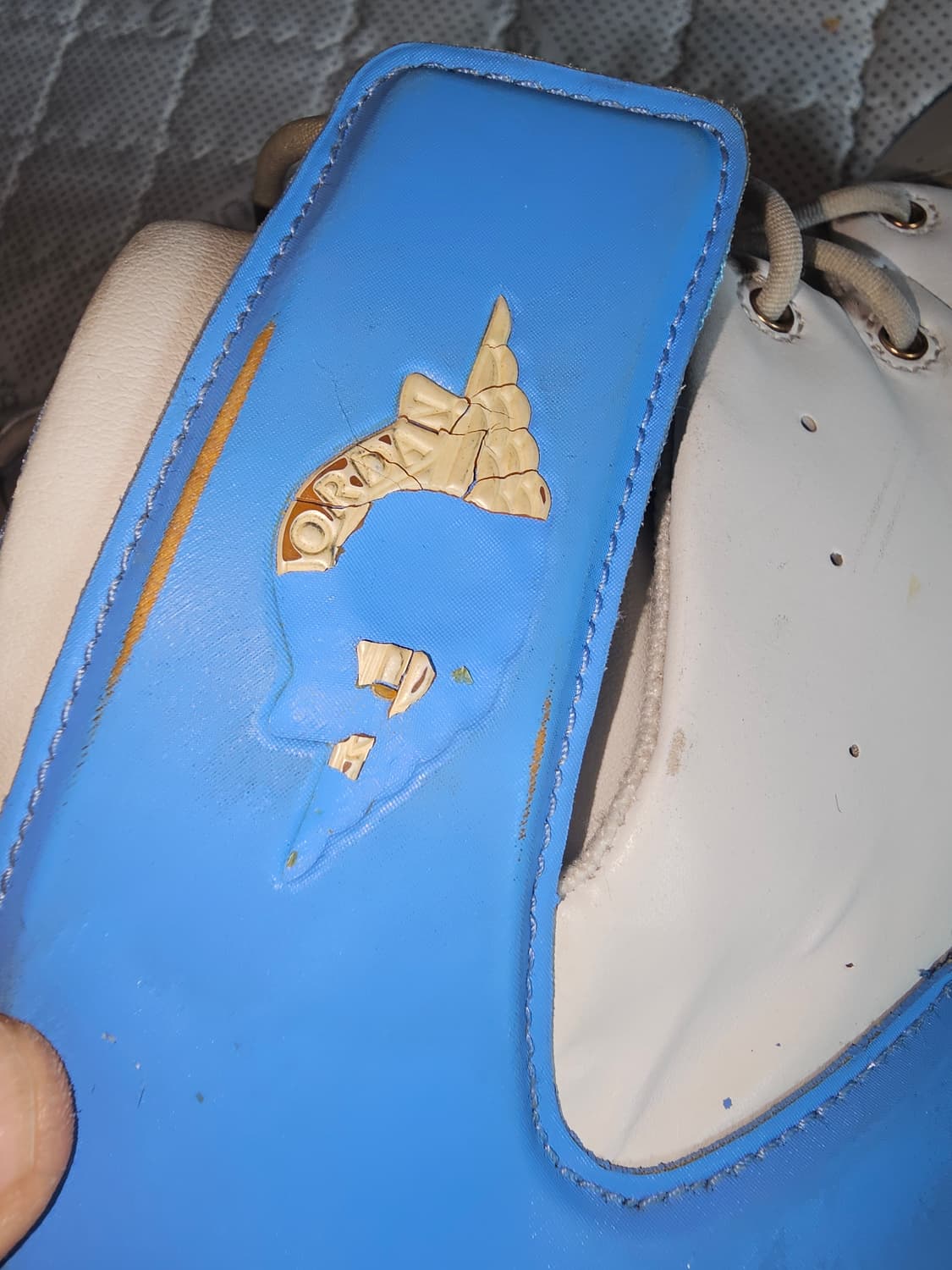 조던 카멜로 멜로 1.5 OG 2004 화이트/유니버시티 블루 하이탑 상품이미지8