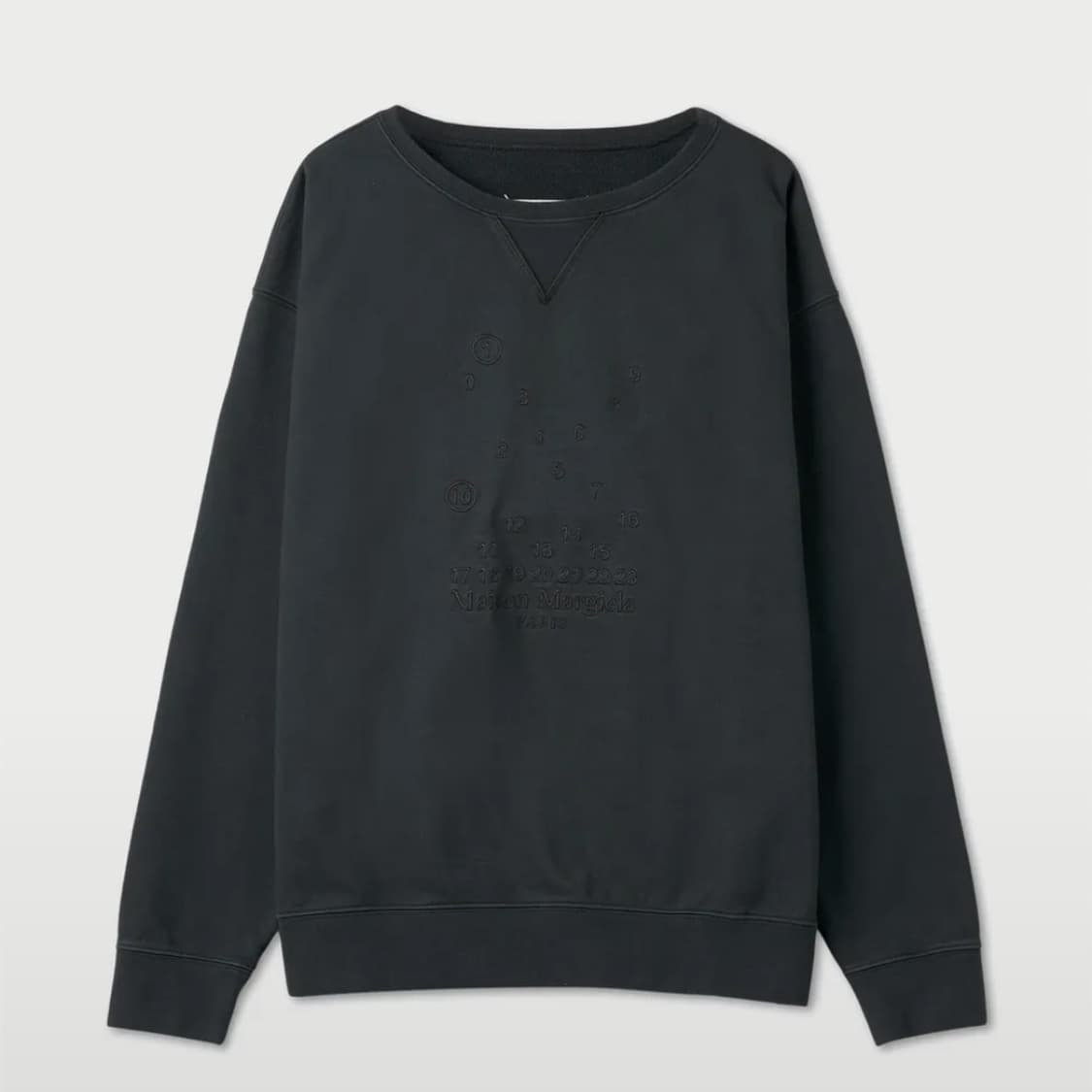 마르지엘라 뉴메릭 로고 맨투맨 m 상품이미지1