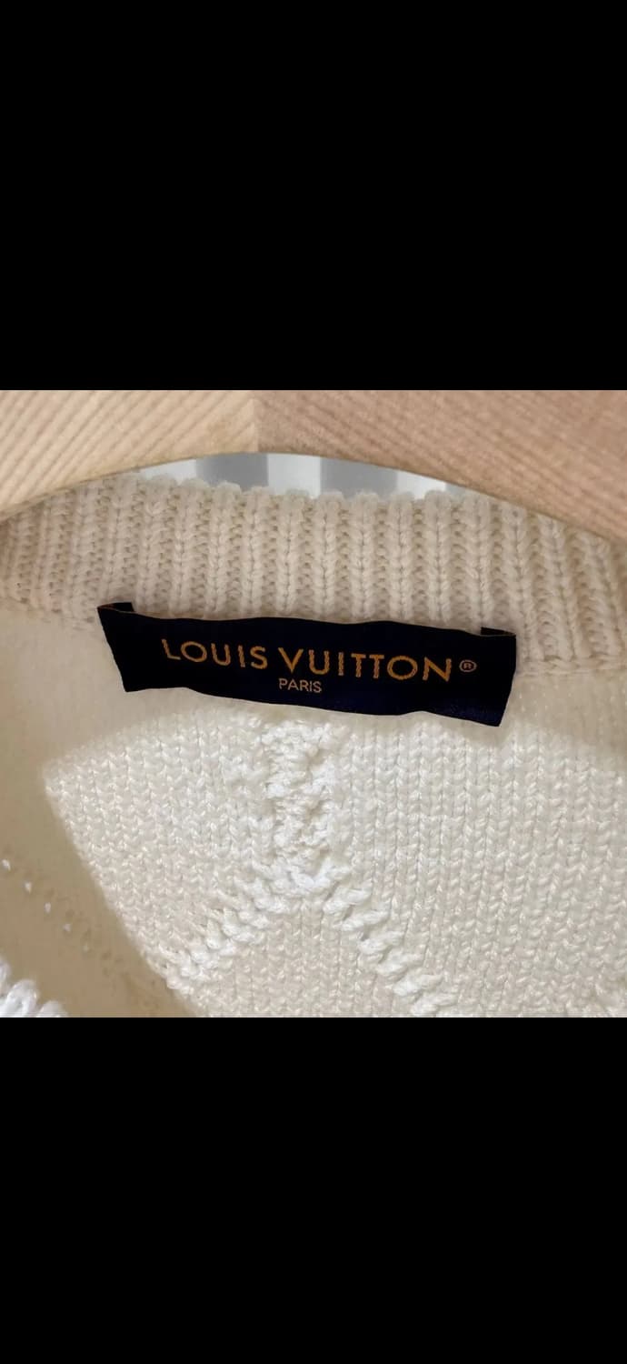 XL / 루이비통 엠벨리시드 케이블 울 블렌드 니트 / 25년형 상품이미지6