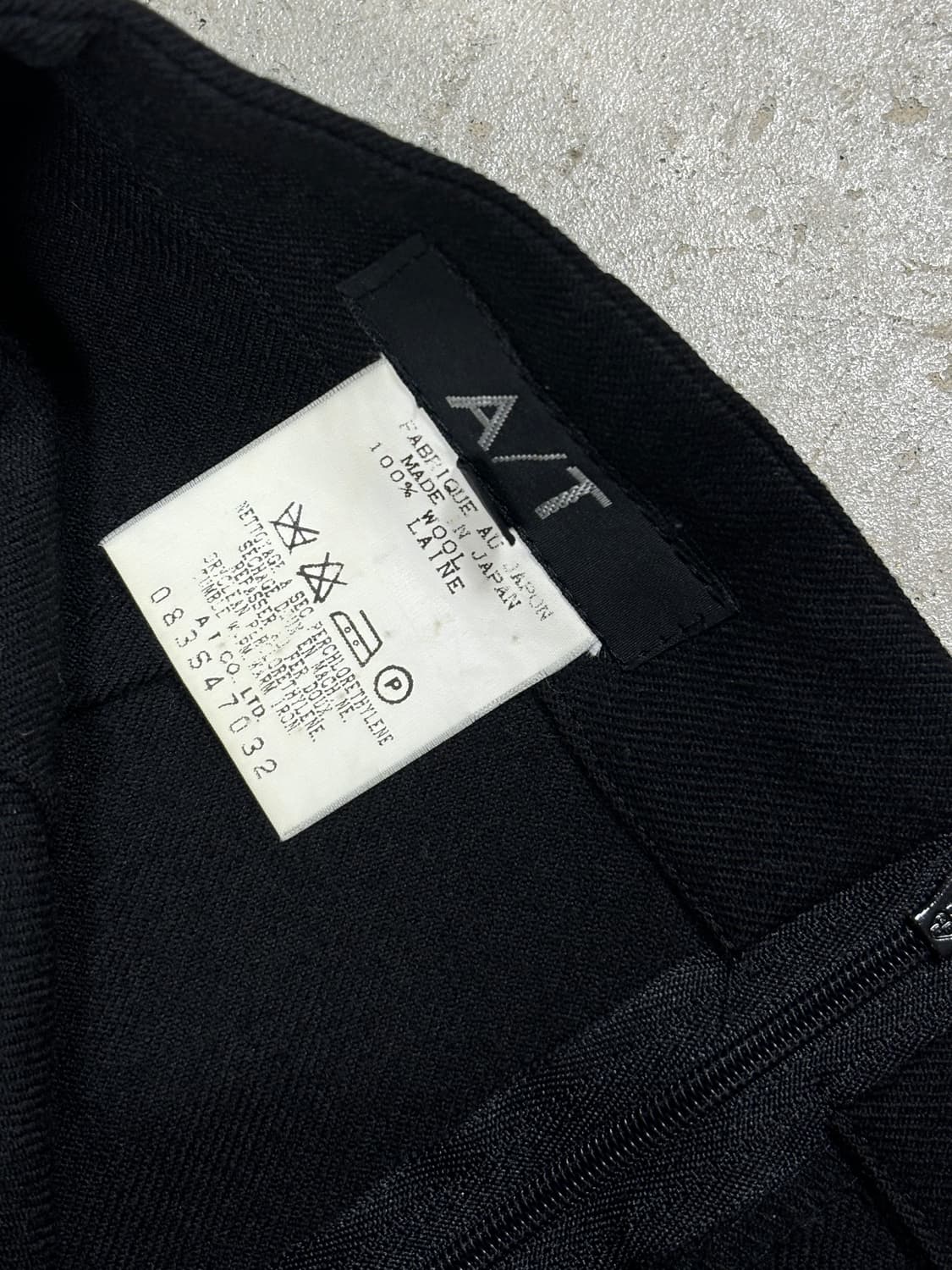 아츠로 타야마 변형 울 스커트 상품이미지4