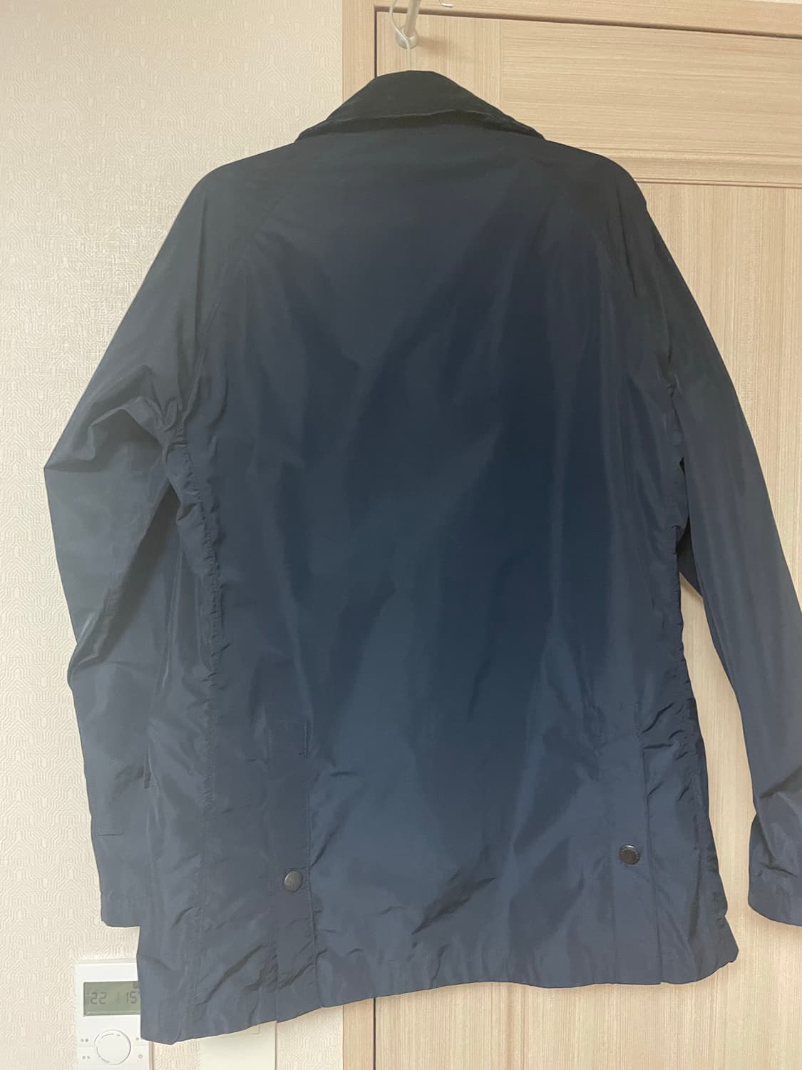 바버 네이비 비데일 나이론 자켓 상품이미지2