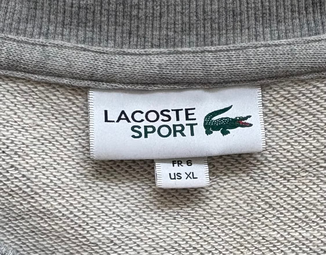 Lacoste 라코스테 빅로고 그레이 맨투맨  상품이미지4