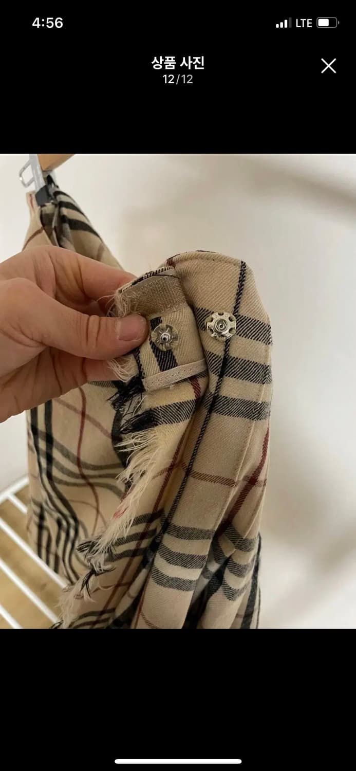 BURBERRY 버버리 정품 체크 플리츠 랩스커트 골프웨어 골프치마 상품이미지10