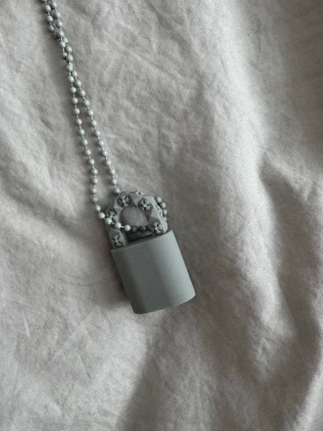 크롬하츠 실리크롬 그레이 자물쇠 네크리스 상품이미지5