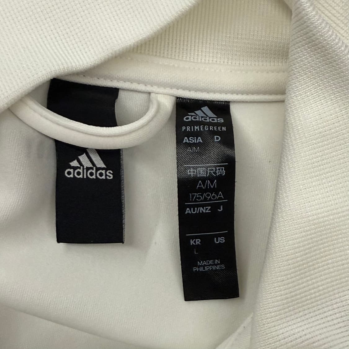 아디다스 흰검 화이트 블랙 져지 트랙탑  상품이미지5