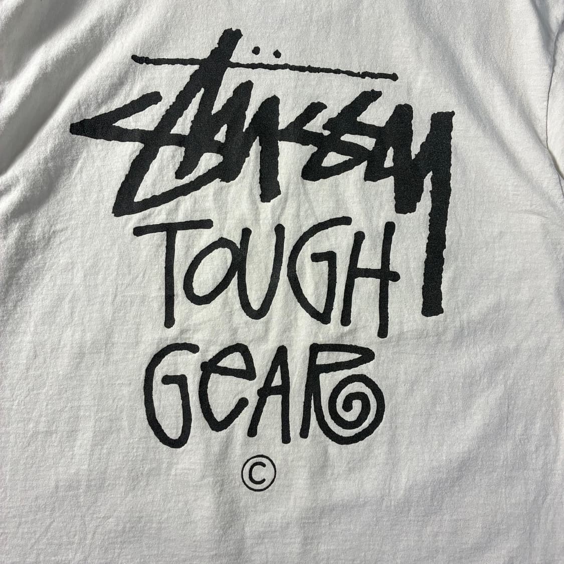 Stussy  스투시 터프 기어 화이트 반팔티셔츠  상품이미지3