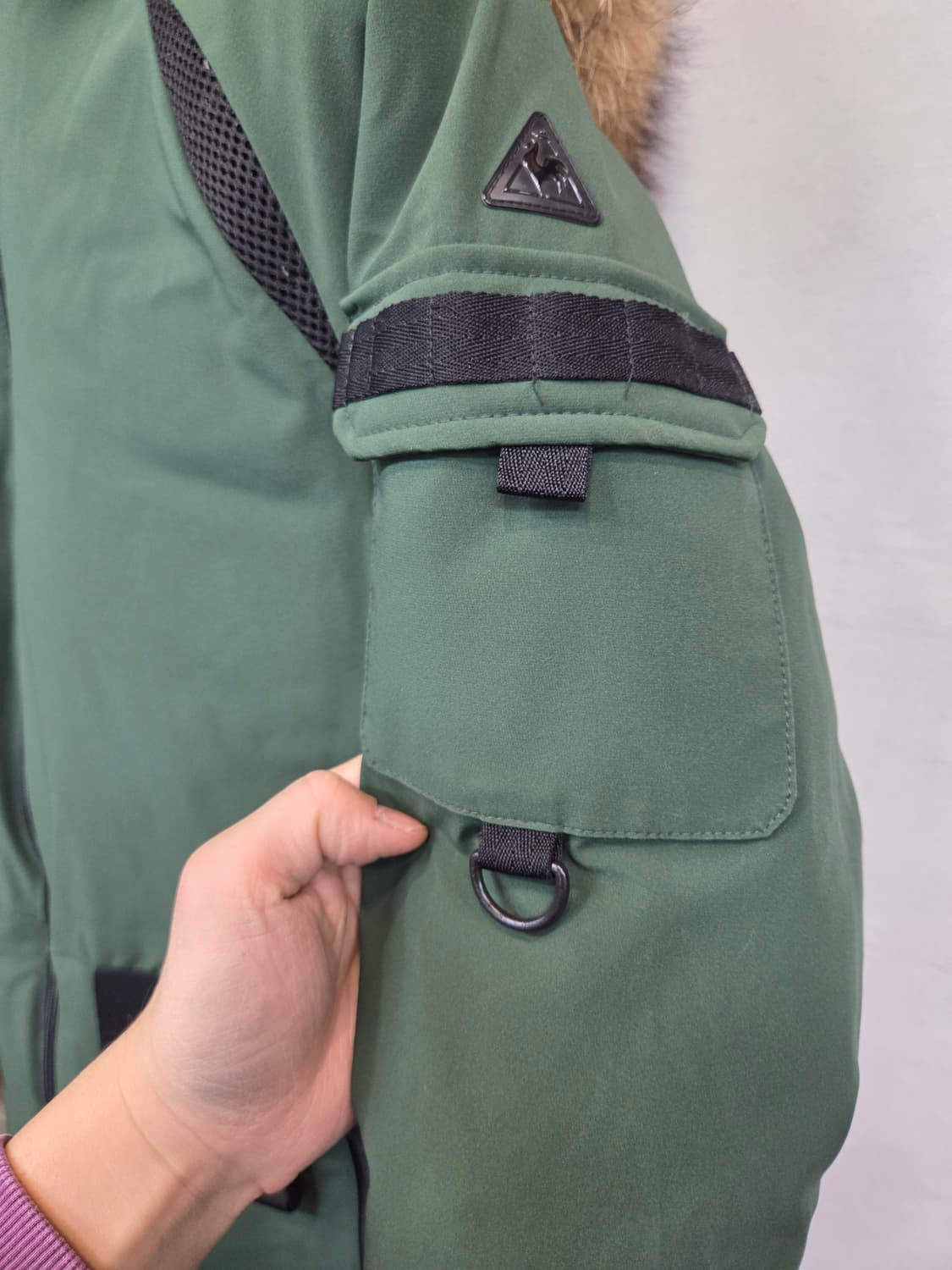 르꼬끄 라쿤퍼 덕다운 파카 패딩 m 90 상품이미지3