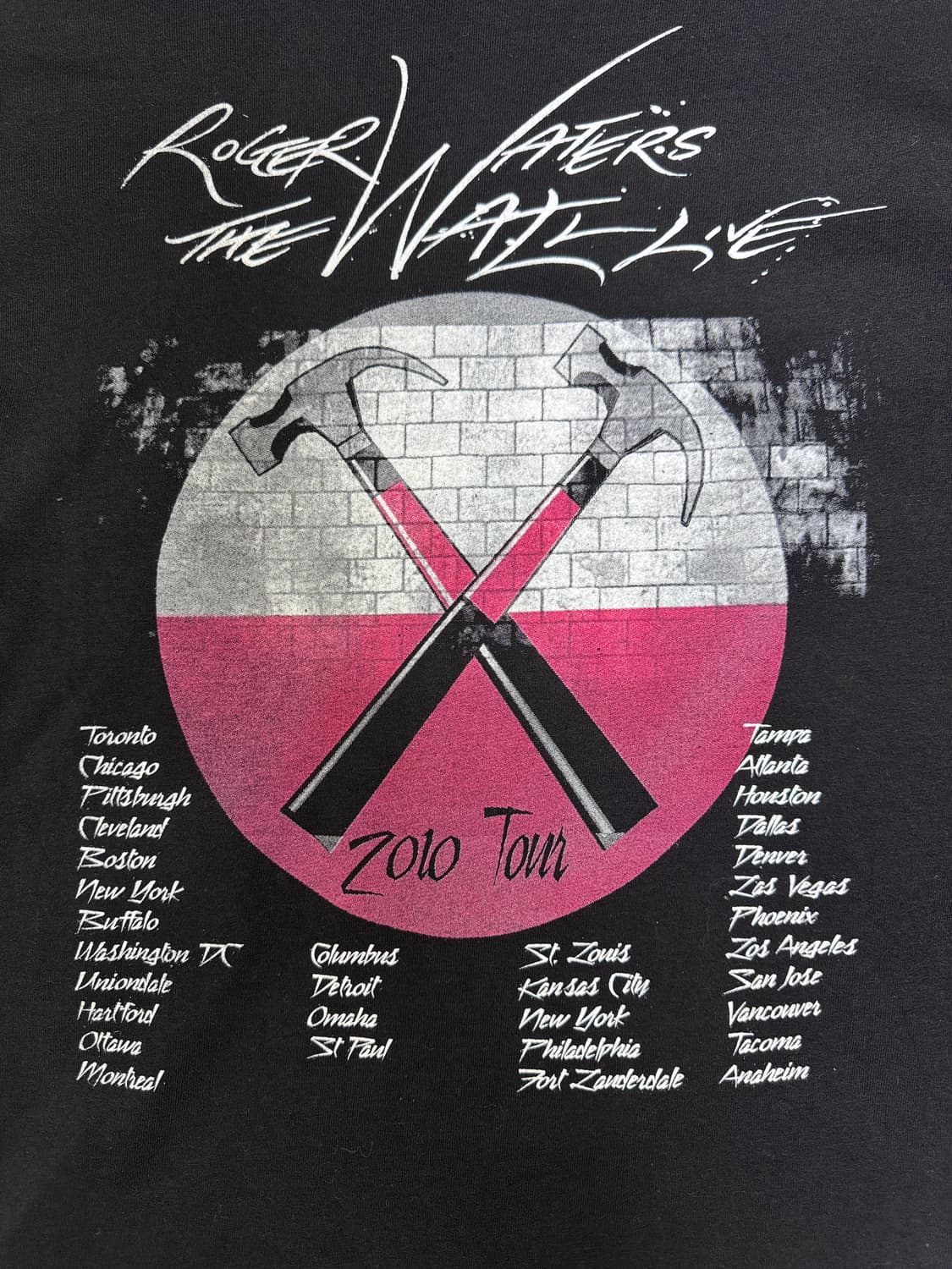 빈티지 핑크플로이드 로저워터스 ROGER WATERS 투어티 L 상품이미지5