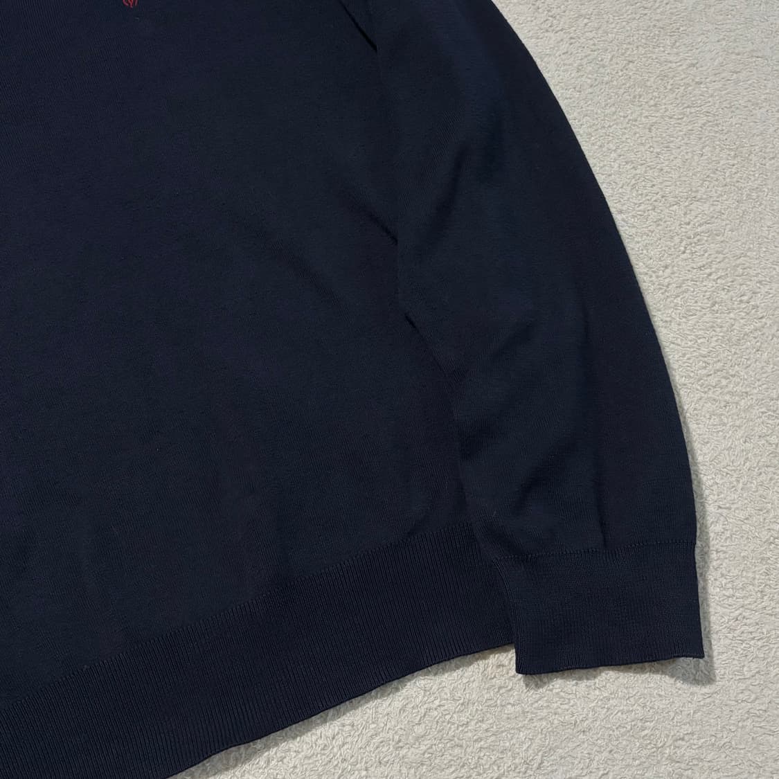 폴로 랄프로렌 피마코튼 네이비 브이넥 니트 상품이미지3