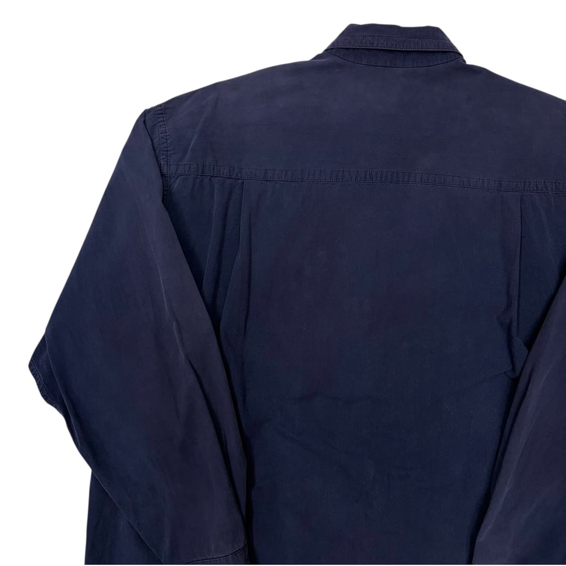 90s 이세이 미야케 Hai 스포팅 기어 네이비 워크 셔츠 XL 상품이미지5