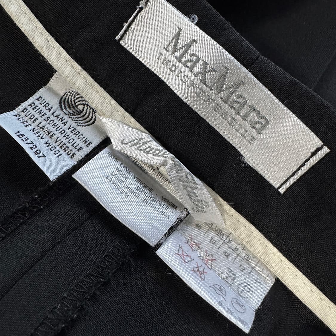막스마라 핀턱 울 팬츠 상품이미지2