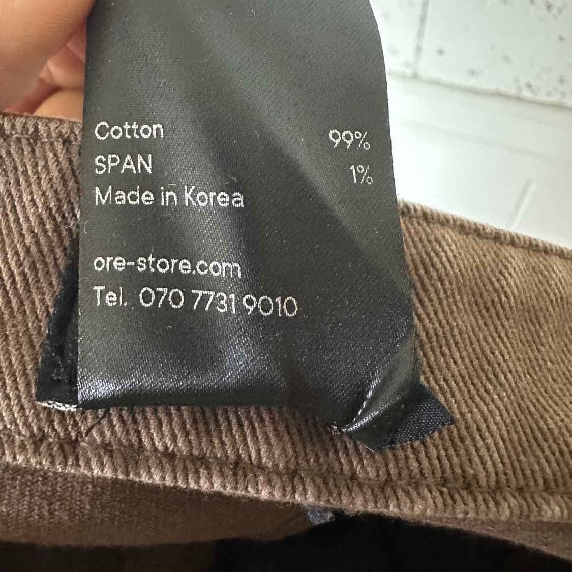 우먼0 ORE 오어 부츠컷 팬츠 상품이미지6