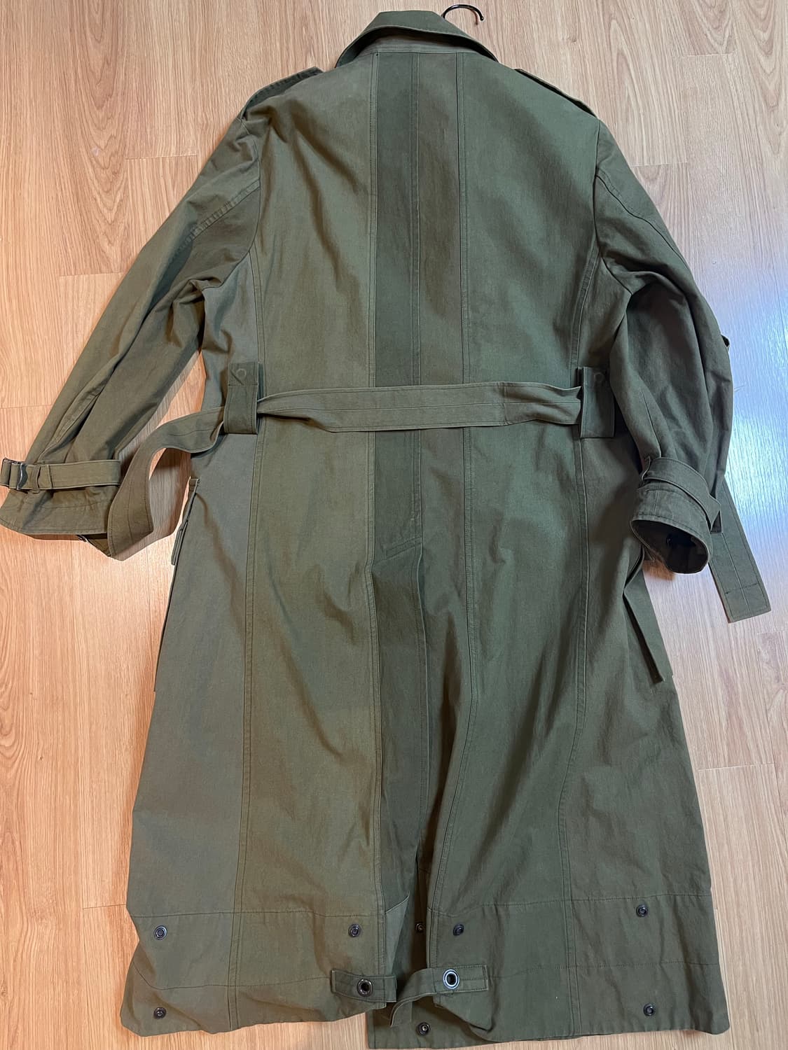 요지야마모토 y’s 패치워크 트렌치 상품이미지2