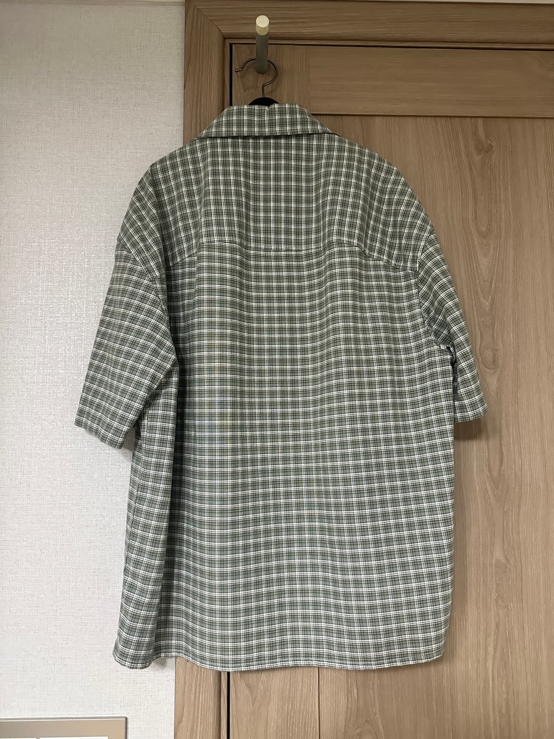 [M] 자라 체크반팔 셔츠 상품이미지2