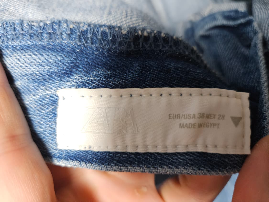 자라 와이드 데님 팬츠 청바지 상품이미지3