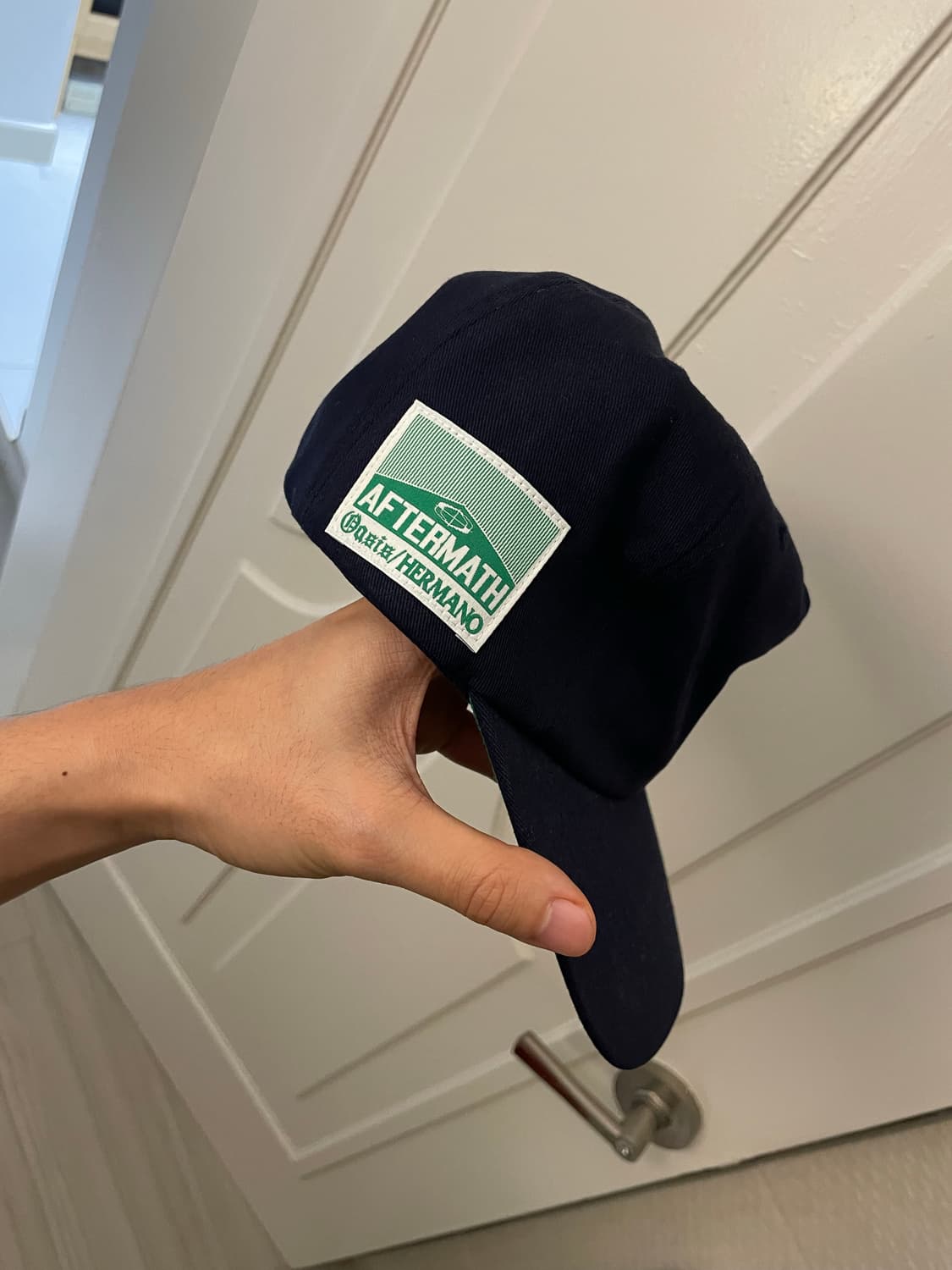 애프터매스 ATM 로고 볼캡 네이비 상품이미지3