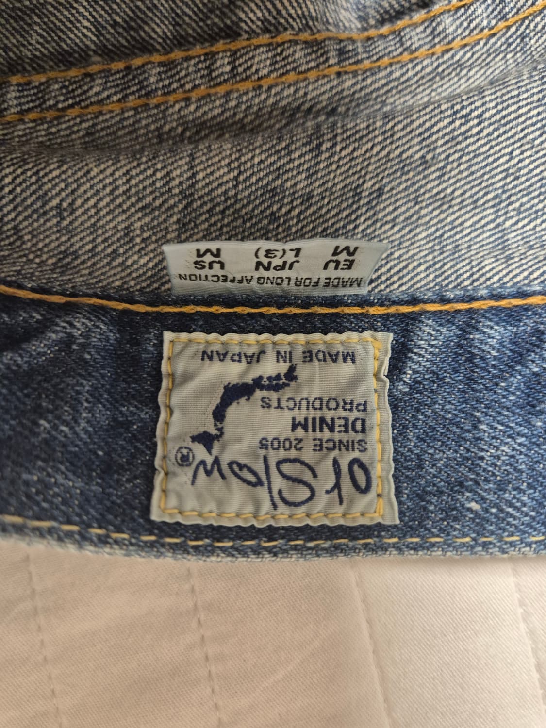 오어슬로우 107 2years 셀비지 워싱진 상품이미지5