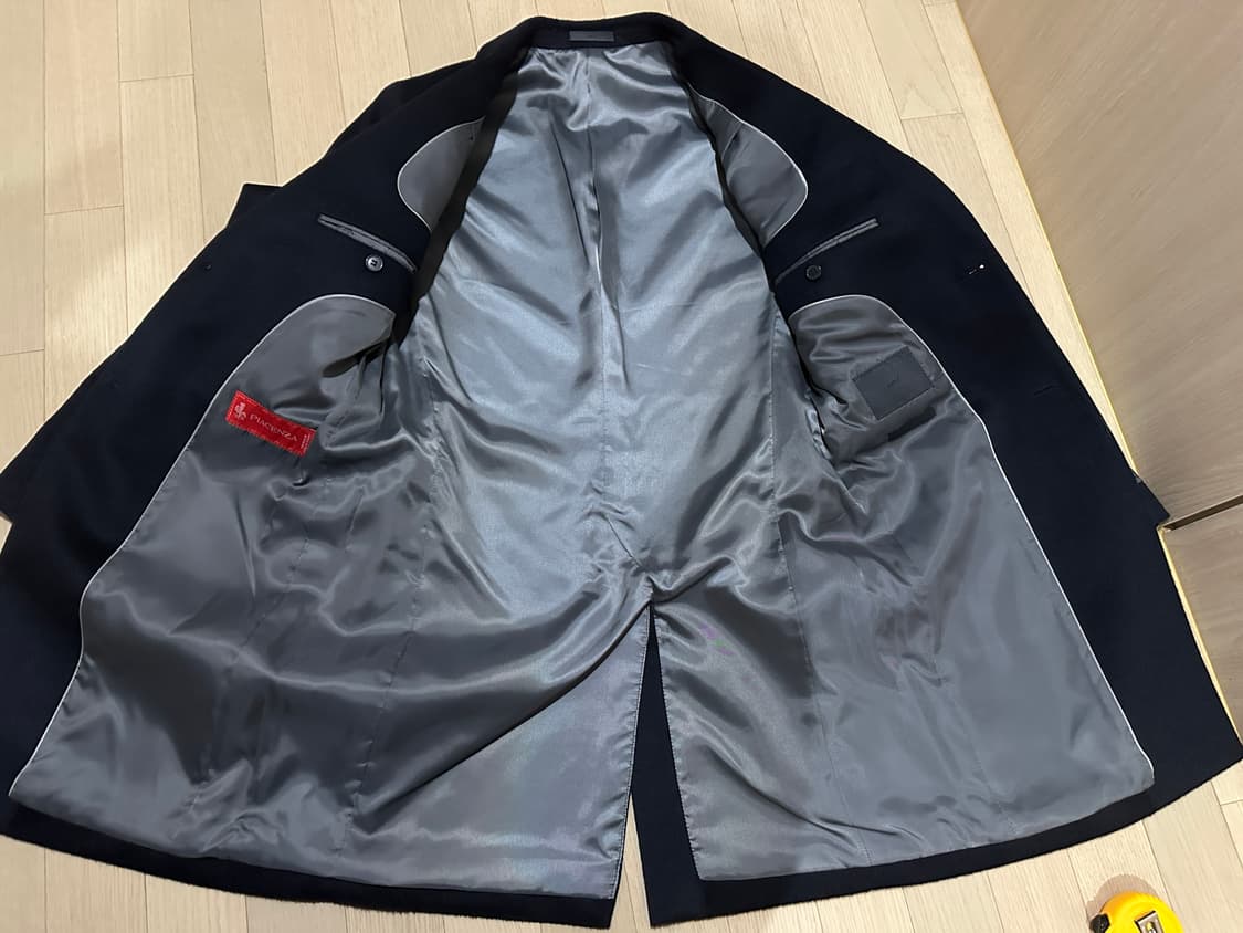 (새상품) 앤드지 피아첸자 캐시미어코트 95 네이비 상품이미지8