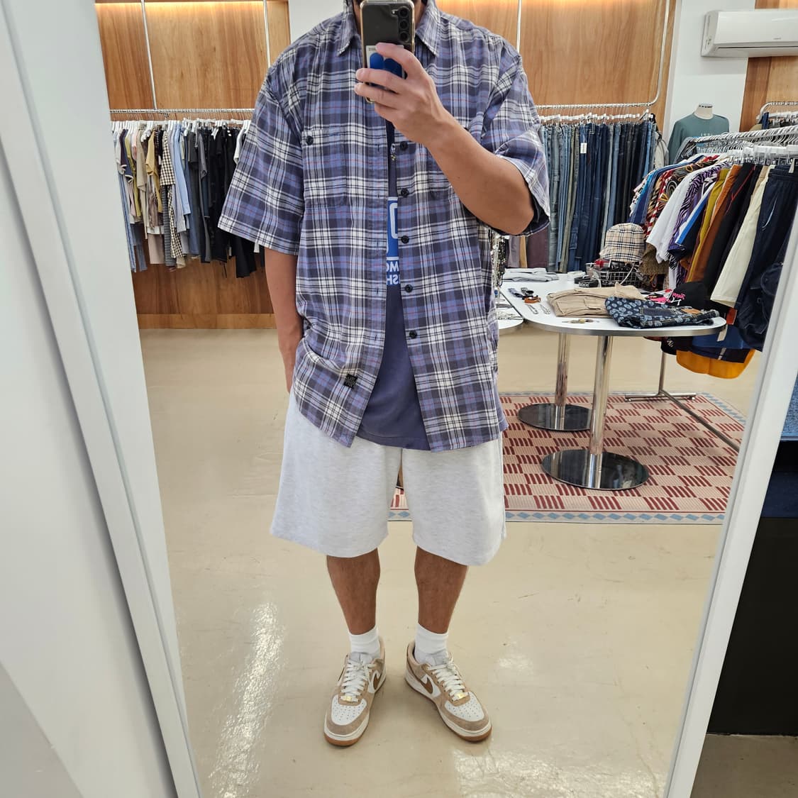 DOUBLE RL RRL 더블알엘 플란넬셔츠 체크셔츠 반팔 2XL 110 상품이미지5