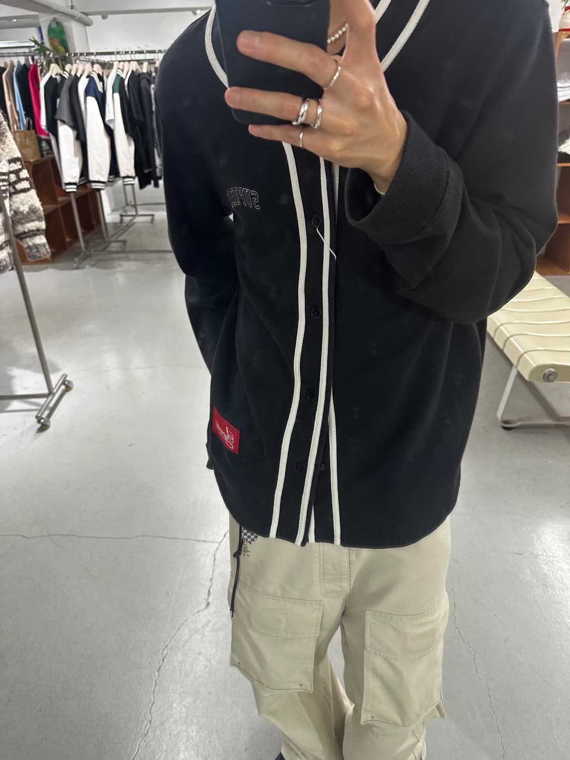 슈프림 Supreme Color Blocked Baseball Top 상품이미지5