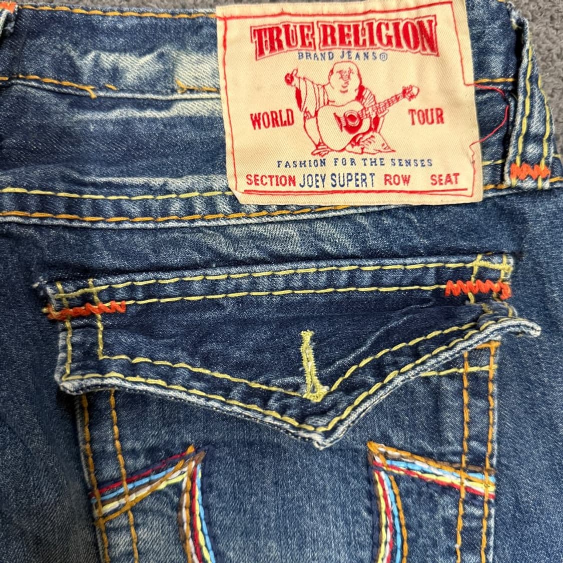 [정품/34] 트루릴리전 조이슈퍼티 부츠컷 데님팬츠 상품이미지5